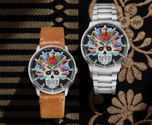 Mido Commander Big Date Homenaje Limited Edition Dia de los Muertos