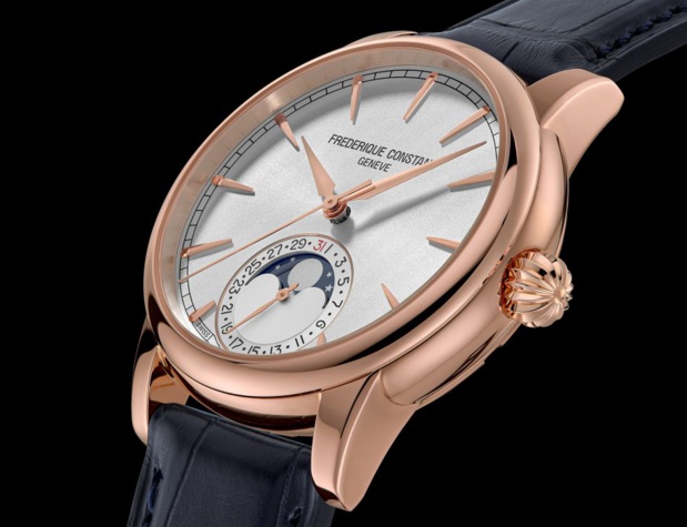 Frederique Constant Classic Moonphase Date Manufacture or rose