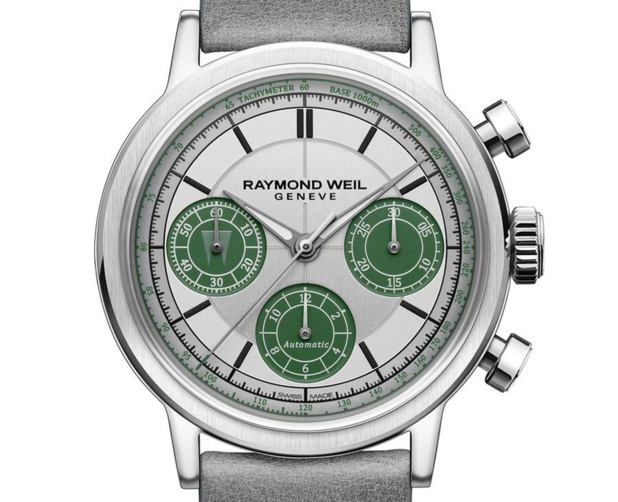 Raymond Weil x Largo Winch : un chrono Millésime aux compteurs "vert dollar" !