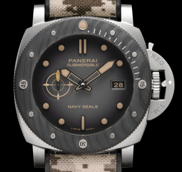 Panerai Submersible Navy SEALs Titanio : imposante de légèreté