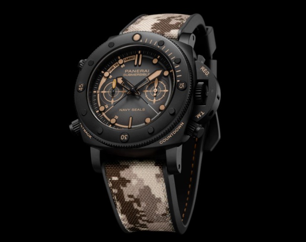 Panerai Submersible Chrono NavySeals Titanio : cible à l'heure