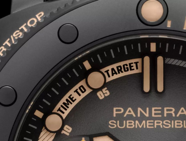 Panerai Submersible Chrono NavySeals Titanio : cible à l'heure