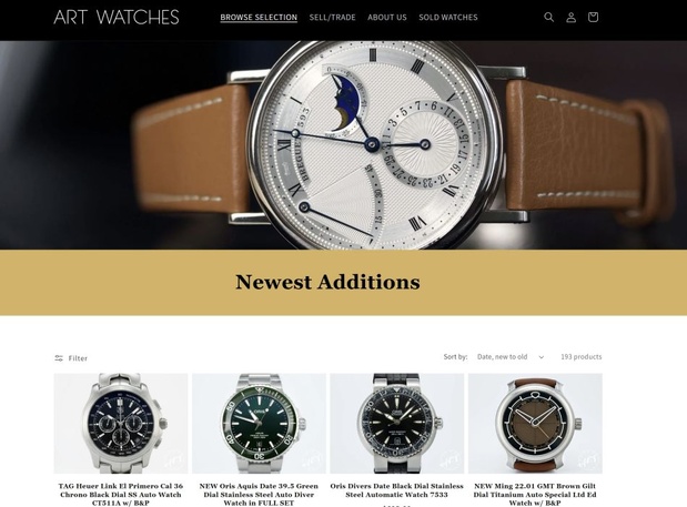 Artwatches.com : un site de montres de luxe d'occasion pour amateurs éclairés