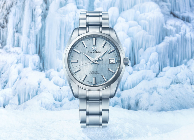 Grand Seiko : une seconde création Hi-Beat au cadran inspiré d'une cascade de glace