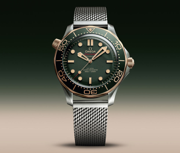 Omega : une nouvelle Seamaster Diver 300M en titane et bronze gold