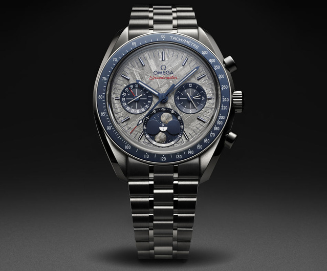 Omega Speedmaster Moonphase Meteorite : demandez-lui la Lune