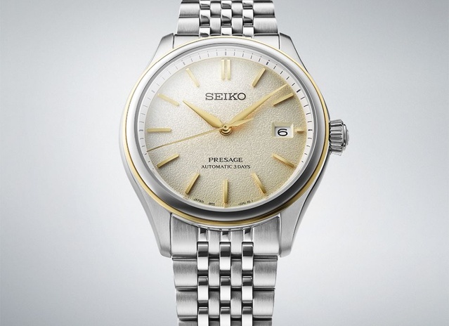 Seiko Presage Classic Series : deux cadrans "shiro-iro" qui s'inspirent de la couleur de la soie naturelle