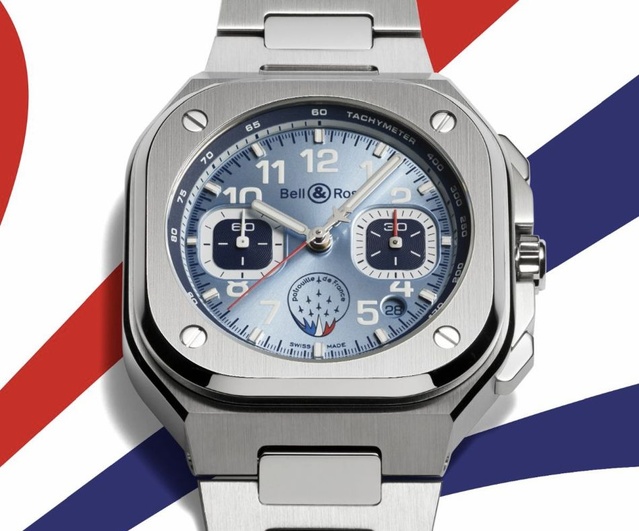 Bell & Ross BR-05 Patrouille de France : un cadran bleu comme les combinaisons des pilotes