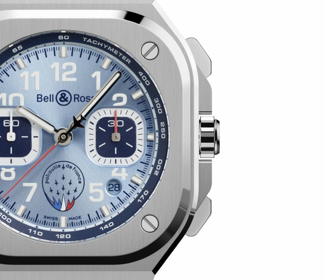 Bell & Ross BR-05 Patrouille de France : un cadran bleu comme les combinaisons des pilotes