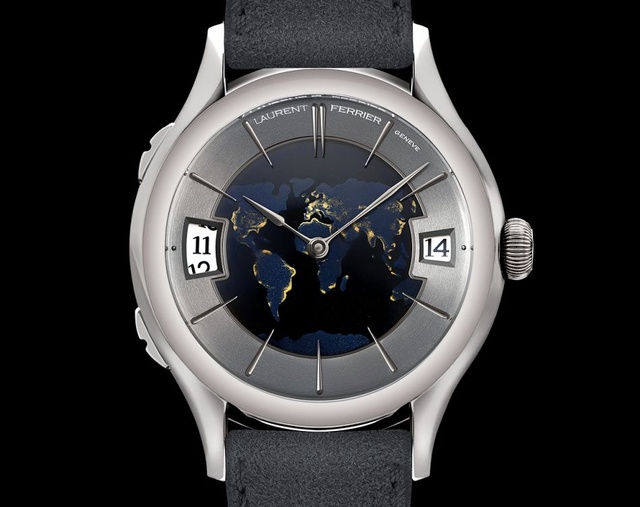 Laurent Ferrier Classic Traveller Globe Nuit : vol de nuit