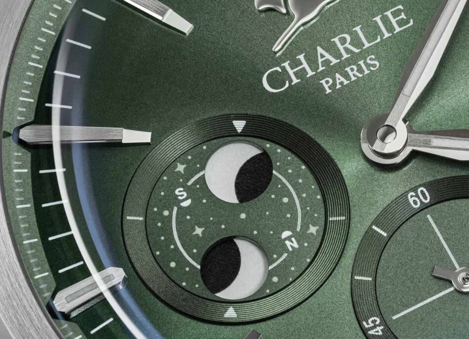 Charlie : son Alliance Lune Perpétuelle revient en cadran vert à 40 exemplaires seulement !