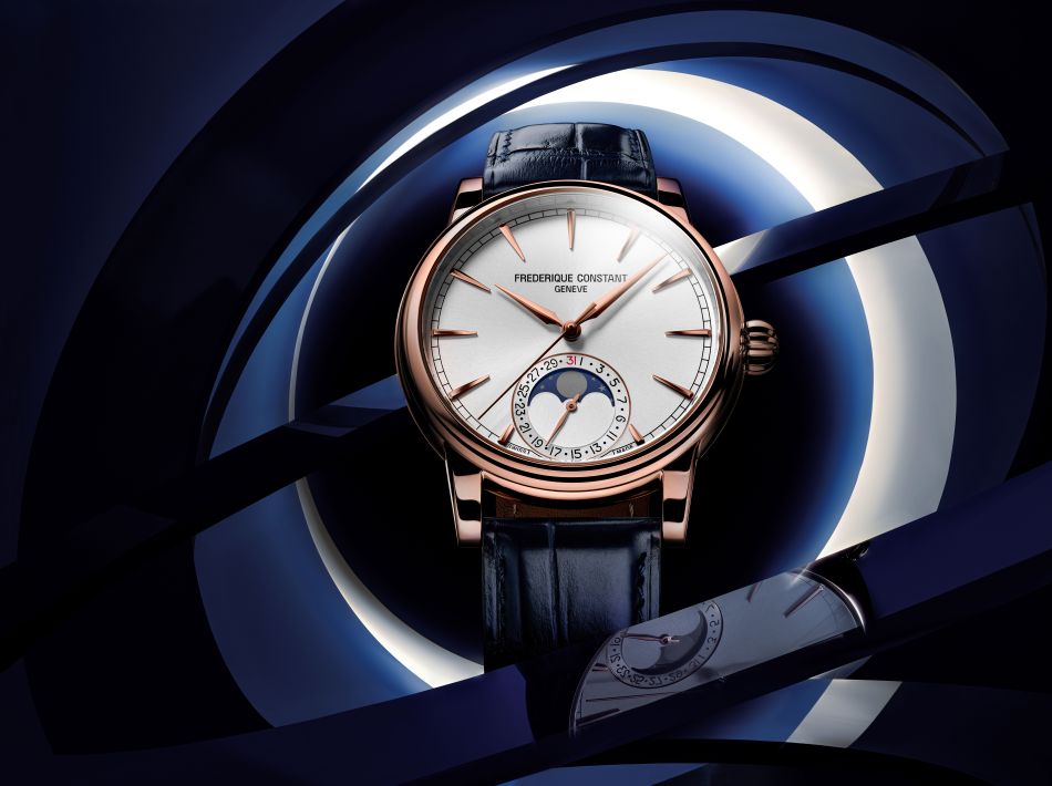 Frederique Constant Classic Moonphase Date Manufacture or rose