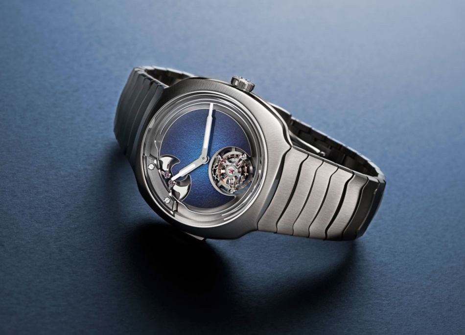 Moser Streamliner Concept Minute Repeater Tourbillon Blue Enamel