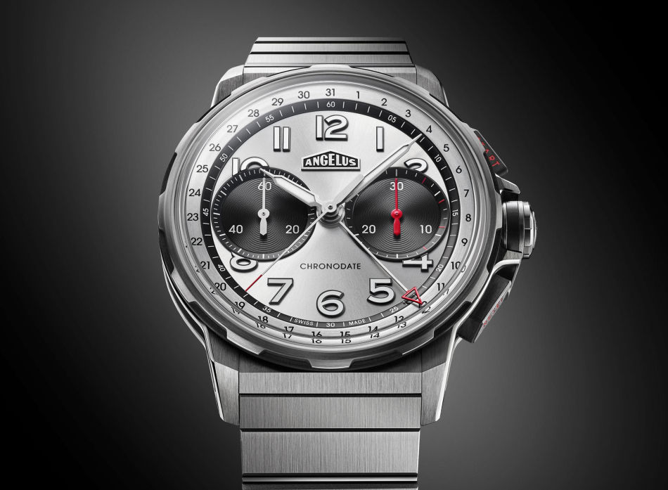 Angelus Chronodate Titanium Magnetic Silver Edition : gris de gris ton sur ton