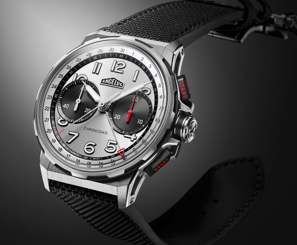 Angelus Chronodate Titanium Magnetic Silver Edition : gris de gris ton sur ton