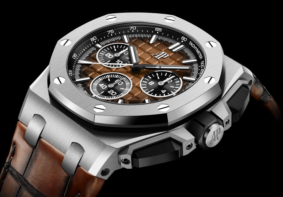 Audemars Piguet Royal Oak Offshore chronographe : acier et bronze fumé