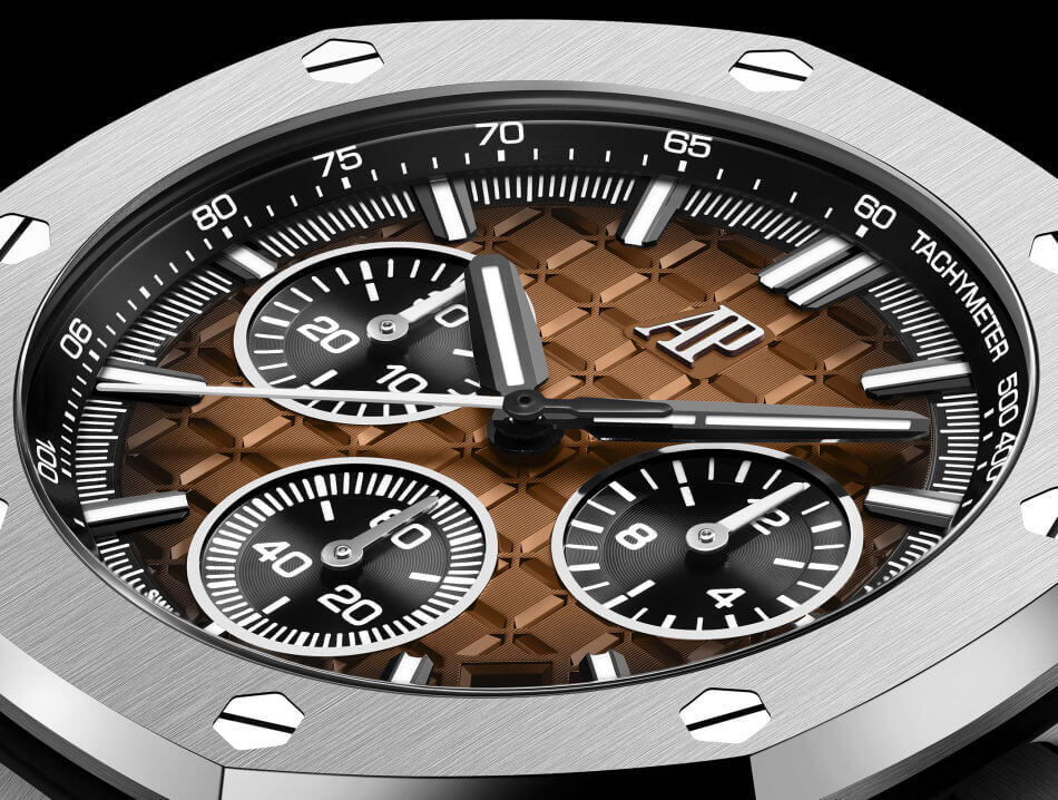 Audemars Piguet Royal Oak Offshore chronographe : acier et bronze fumé