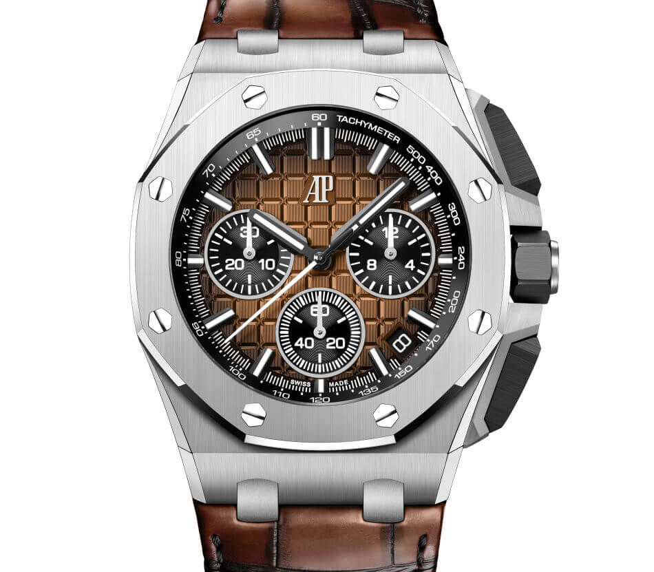 Audemars Piguet Royal Oak Offshore chronographe : acier et bronze fumé