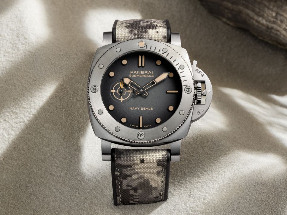 Panerai Submersible QuarantaQuattro Navy Seals : martiale et sportive à la fois