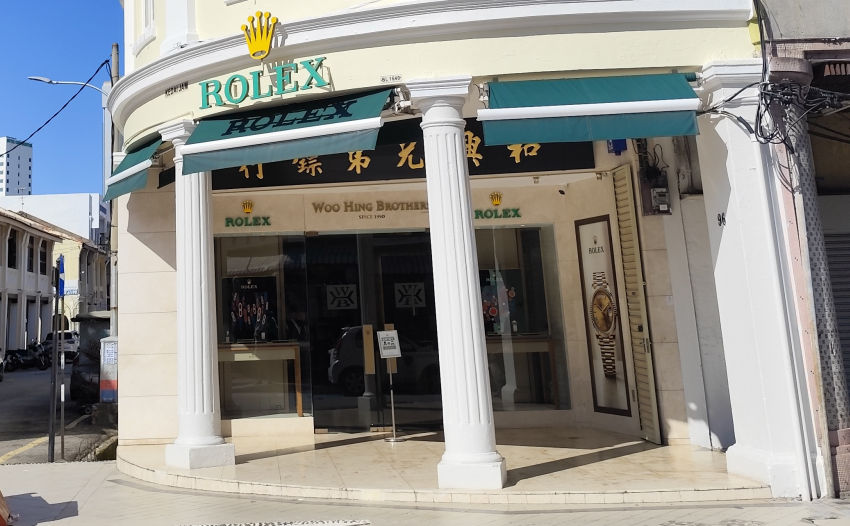 Penang : une boutique Rolex au style coloniale au coeur de George Town