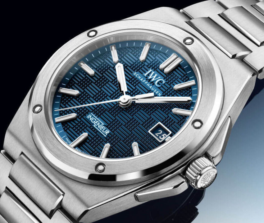 IWC présente son Ingenieur Automatic 40 avec un beau cadran bleu