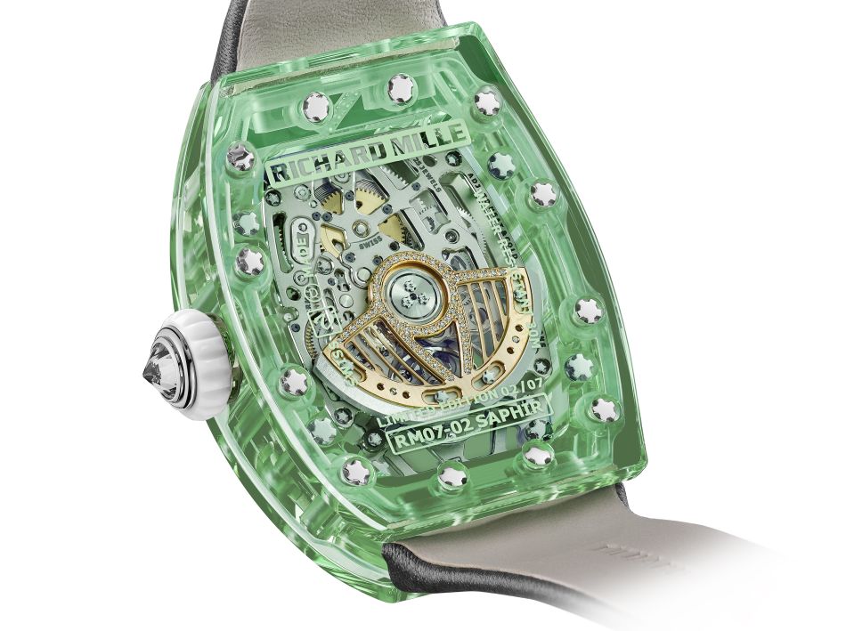 Richard Mille RM 07-02 Automatique Saphir : toute la pureté et la transparence du saphir au service de la haute horlogerie