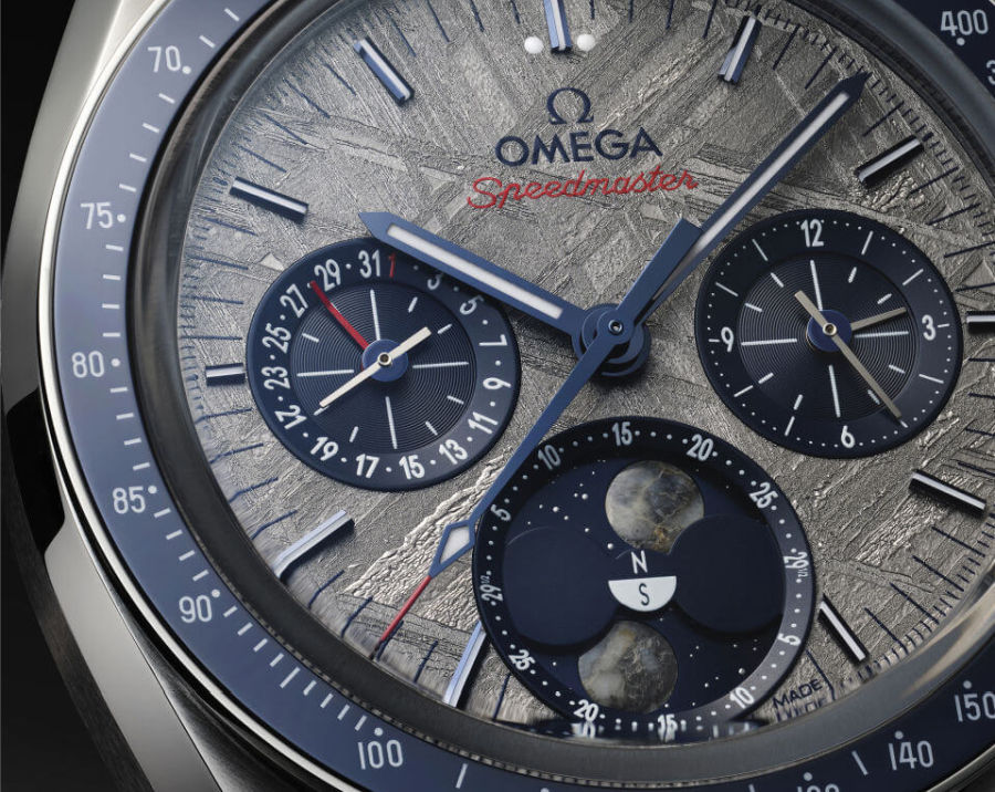 Omega Speedmaster Moonphase Meteorite : demandez-lui la Lune