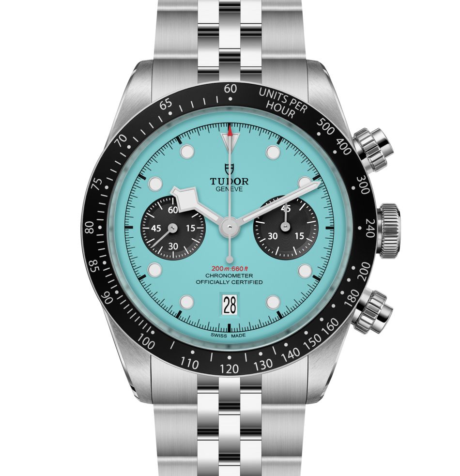 Tudor Black Bay Chronographe Flamingo Blue : un cadran bleu plein de "peps" et très tendance