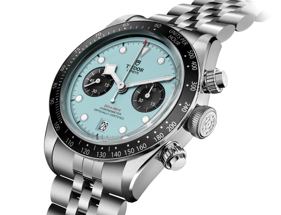 Tudor Black Bay Chronographe Flamingo Blue : un cadran bleu plein de "peps" et très tendance