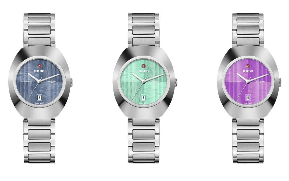 Rado DiaStar Original : trois nouveautés aux cadrans pleins de peps