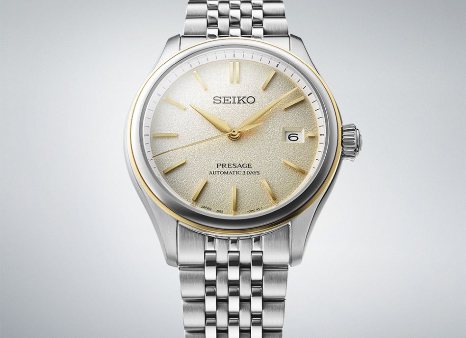 Seiko Presage Classic Series : deux cadrans "shiro-iro" qui s'inspirent de la couleur de la soie naturelle