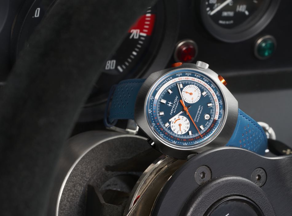 Hamilton Chrono-Matic 50 : esprit racing vintage