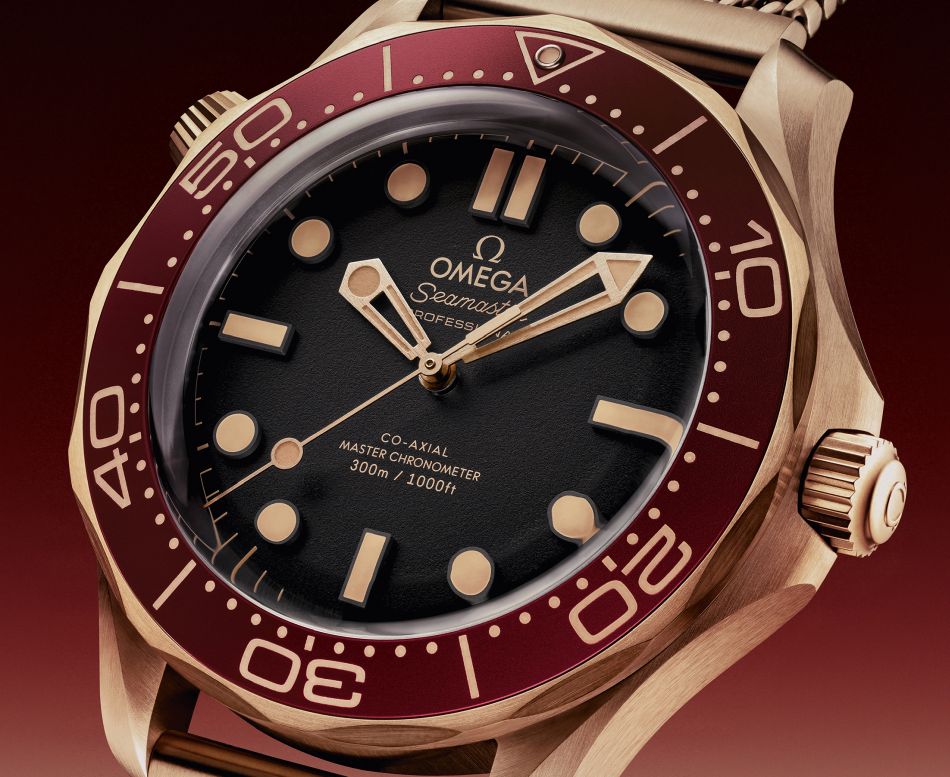 Omega Seamaster Diver 300M bronze gold : quand le bronze offre la chaleur de l'or rose