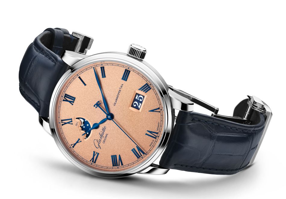 Glashütte Original : la famille Senator Excellence Date Panorama Phase de Lune s'enrichit de deux nouvelles références