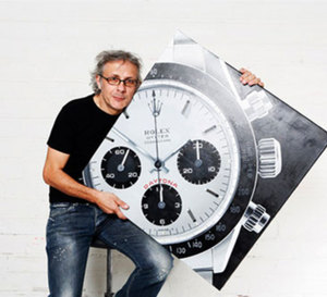 Didier Vallé : un peintre qui aime les montres de luxe et qui les peint…