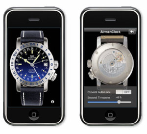 Une Airman 17 Glycine Watch sur votre iPhone