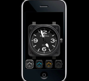 Bell &amp; Ross BR01 Instruments : disponible sur Iphone