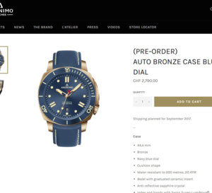 Anonimo : un site de e-commerce pour vous offrir la Nautilo de vos rêves