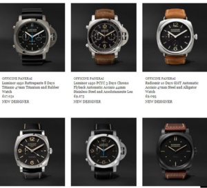 Panerai arrive chez Mr Porter