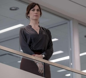 Billions : Maggie Siff porte une Tank à vis de chez Cartier