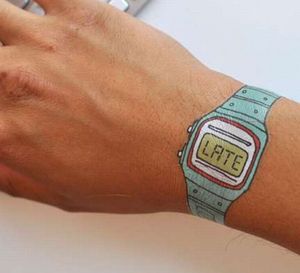 Tattly : montres « tatouage » façon Casio Vintage