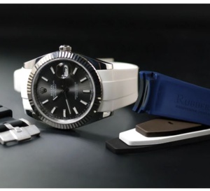 Rubber B lance un bracelet en caoutchouc pour les Rolex Datejust 41