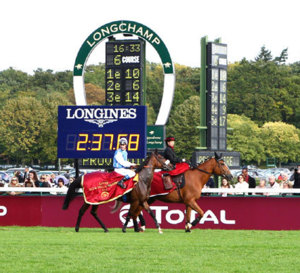 Qatar Prix de l’Arc de Triomphe : Longines chronométreur et partenaire officiel