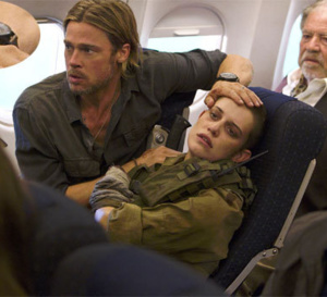 World War Z : Brad Pitt porte une Terra Cielo Mare Orienteering PVD