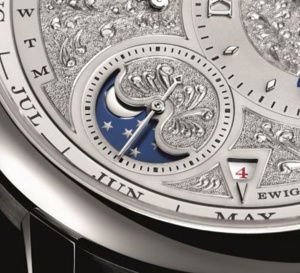 Lange 1 Tourbillon Quantième Perpétuel Handwerkskunst : à découvrir chez Lange Paris