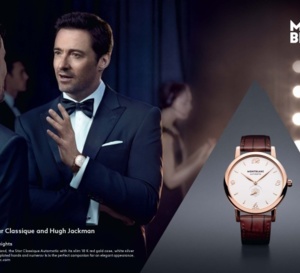 Hugh Jackman : en vedette sur la prochaine campagne de communication de Montblanc