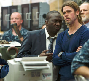 ​World War Z : Brat Pitt porte une Terra Cielo Mare Orienteering PVD