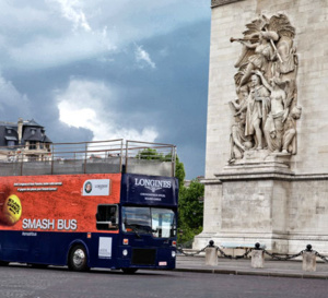 Longines : son smash bus dans les rues de Paris pendant Roland Garros 2015