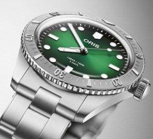 Oris Divers Sixty-Five Calibre 400 : cadran vert et calibre manuf' en 38 mm