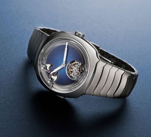 Moser Streamliner Concept Minute Repeater Tourbillon Blue Enamel : sportive-chic et haute horlogerie